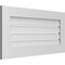Ekena Millwork Vertical Surface Mount PVC Gable Vent: Functional, w/ 3-1/2"W x 1"P Standard Frame, 36"W x 18"H GVPVE36X1801SF - alternate 4